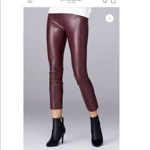 David Lerner Leather pants NWOT